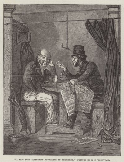 A New York Communist advancing an Argument by Richard Caton Woodville junior